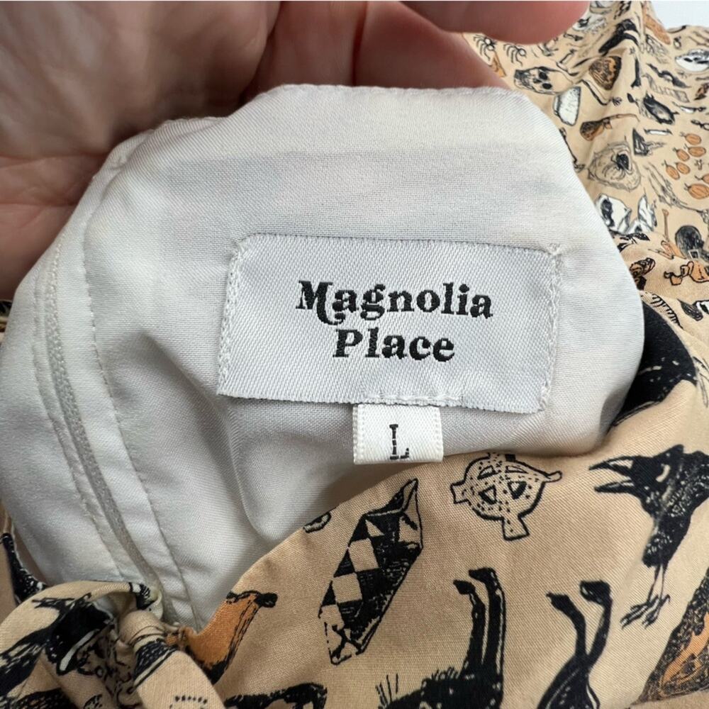Unique Vintage Magnolia Place Halloween Retro Rockabilly Swing Dress Sz L - Picture 5 of 7